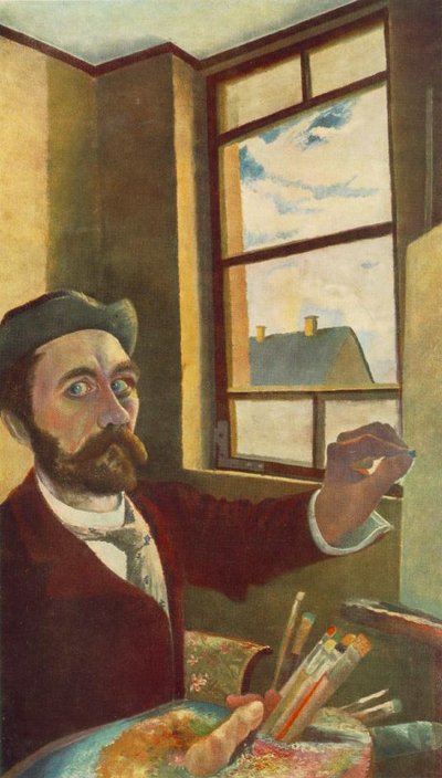 Self-portrait by Tivadar Kosztka Csontvary